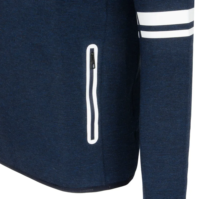 2021 J.Lindeberg Logo Hood Mens Midlayer Navy-4